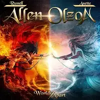 Allen / Olzon - Worlds Apart album cover