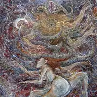 At the Altar of the Horned God - Through Doors of Moonlight album cover