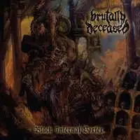 Brutally Deceased - Black Infernal Vortex album cover