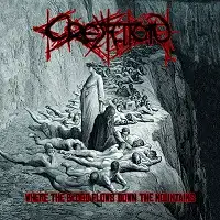 Cremation - Where the Blood Flows Down the Mountains album cover