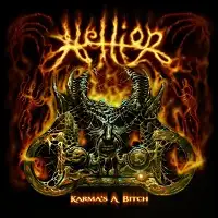 Hellion - Karma's A Bitch album cover