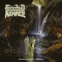 Hooded Menace - Ossuarium Silhouettes Unhallowed album cover