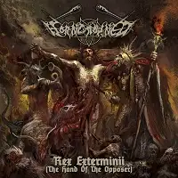 Horncrowned - Rex Exterminii (The Hand of the Opposer) album cover