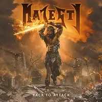 Majesty - Back To Attack album cover