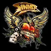 Sinner - Crash & Burn album cover