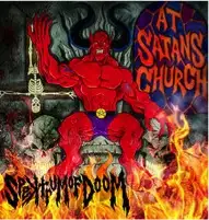 Spektrum Of Doom - At Satan's Church album cover