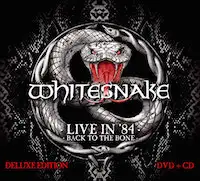 Whitesnake - Live in '84 - Back to the Bone album cover