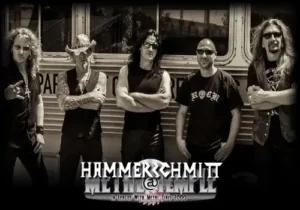 Hammerschmitt's Armin Zelzer: "I used to hear "cause I&acute;m Dr. Evil" over and over again in my head. The others and I liked it and that is how we came up with the title for our opening song. We definitely did not think of Austin Powers