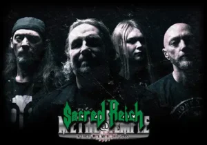 Sacred Reich's Joey Radziwill: "There were some harmony ideas I just kind of recorded and looked over at Phil to see him laughing at how awesome that just sounded. So my flare is definitely on the new album but the majority of riff ideas came from Phil." interview