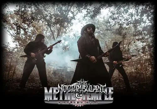 D. Franseth of THE NOCTAMBULANT on the band's aspirations when they formed: "I guess our main goal was to wear corpse paint and yell 'Hail Satan!' on stage." interview